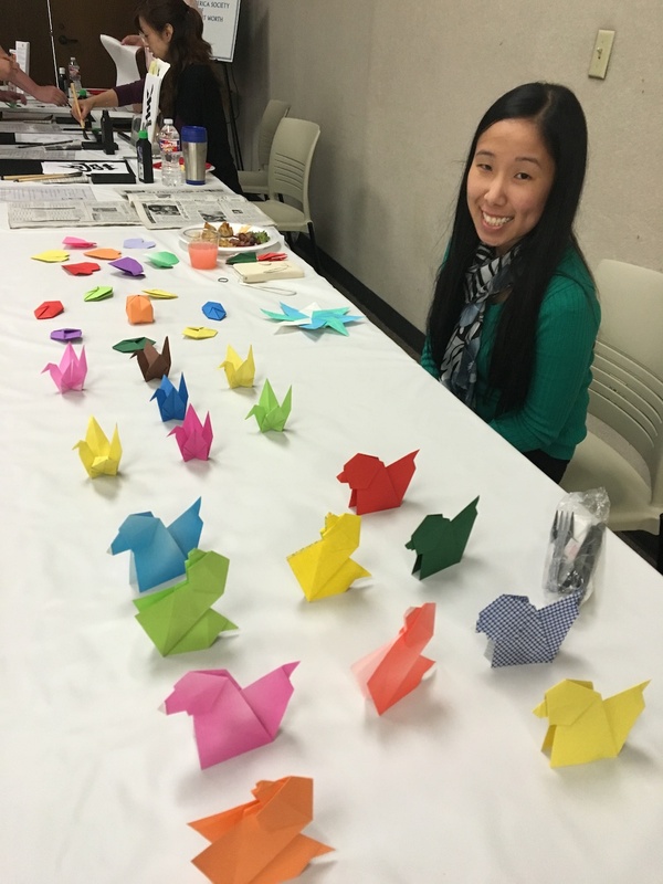 Origami and Cindy.JPG Origami and Cindy.JPG